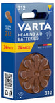 Varta HAB 312 hörapparatsbatteri 1,4 V, 24-pack