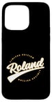 Coque pour iPhone 15 Pro Max Funny Personalized First Name Design for Roland