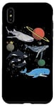 iPhone XS Max Galaxy Space White Shark Fin Costume Adult Mens Womens shark Case