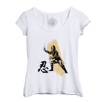 T-Shirt Femme Col Echancré Ninja Arts Matiaux Manga Japon Asie Culture