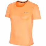 Naisten urheilullinen T-paita Nike Miler, oranssi