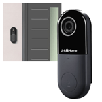 Link 2 Home Smart Wired Camera Doorbell with Adapter - Grey