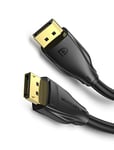 Vention Câble DisplayPort 8K 5m DP Cable 8K@60Hz 4K@240Hz DP1.4 avec HDR, DSC 1.2, G-Sync & Free-Sync, Câble Displayport 2m pour 144Hz Moniteur Gaming, PC etc