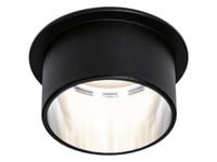 Paulmann Gil Coin, Utanpåliggande Spotlight, 1 Glödlampa(N), Led, 6 W, 2700 K, Svart, Borstat Järn