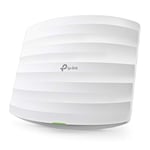 TP-Link N300 Wireless Ceiling Mount Access Point, Support Passive PoE and Direct Current, Easily Mount to Wall Or Ceiling, Simply Managed by Free EAP Controller Software (EAP110)