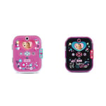 VTech - KidiSecrets Selfie Music 2.0 Rose, Journal Intime 8 en 1 avec Reconnaissance Faciale & KidiSecrets Selfie Music 2.0 Noir, Journal Intime 8 en 1 avec Reconnaissance Faciale