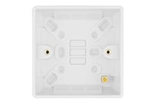 Schneider Electric Ultimate White Moulded GU9125 Boîte à patron simple surface 25 mm de profondeur Blanc