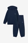 adidas Originals - Huvtröja + sweatbyxa Hoodie Set - Blå