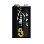 GP Long Life 9V PP3 Lithium Battery for Smoke, Heat, & Carbon Monoxide CO Alarms