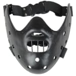 Hannibal Mask Horror Hannibal Scary Resin Lecter The Silence Of The Lambs Masquerade Cosplay Party -a Z Black