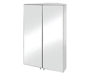 Croydex WC766105 Avisio Double Door Stainless Steel Corner Cabinet