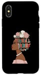 Coque pour iPhone X/XS Black History Livre éducatif Melanin Queen Afro Women