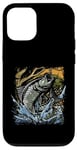 iPhone 12/12 Pro Jumping Silver Kind Zarpon Tarpon Fishing Case