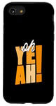 Coque pour iPhone SE (2020) / 7 / 8 Orange Oh Yeah! Graphique orange