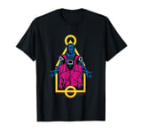 Squid Game Playing Field Shape Front Man & Masked Men T-Shirt