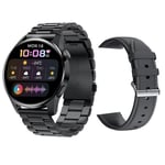 RUMOCOVO Montre connectée pour téléphone Huawei, Xiaomi, IOS, Android, GT3, Bluetooth, appels, fréquence cardiaque, tension artérielle, pour hommes et femmes Z74