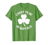 Buffalo New York St. Patrick's Day Lucky Irish Shamrock Gift T-Shirt