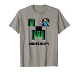 Minecraft Creeper Hollow Windowed Steve T-Shirt