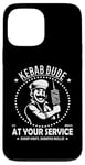 Coque pour iPhone 13 Pro Max Couteau à aiguiser Kebab Dude - Sharp Skills - Design amusant