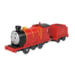 Thomas & Friends James Motorized Toy Train Engine for Preschool Kids Ages 3 Years and Older, HDY70