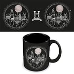 Pyramid International Mug Harry Potter (Hogwarts Design) 325 ml en céramique et tasse noire dans un coffret cadeau Harry Potter – Produit officiel Harry Potter