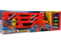 Promo Auto Vehicle Transporter With 5 Racing Cars Tow Truck Teamsterz 1416669 P3