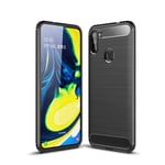 samsung Samsung A11 Carbon Fibre Case Black