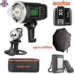 UK Godox AD600BM 600W HSS Flash+AD-H600B+95cm Grid Softbox+X1T-S For Sony Kit