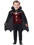 Swanky Vampire Dracula Gothic Count Horror Halloween Toddler Boys Costume M 3-4