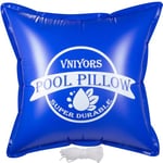 VniYors Coussin Piscine hivernage, 120×120cm Coussin hivernage Piscine Hors Sol, 0.5mm Extra épais résistant à la déchirure Flotteur hivernage Piscine Corde de 50 Pieds Incluse (rectangulaire)