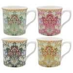 William Morris Hyacinth  Mix - 4-pack muggar i presentkartong