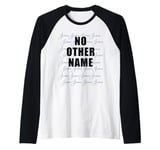 Acts 4:12 JESUS No Other Name – Christian Faith Gospel Raglan Baseball Tee