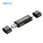 Vention All In 1 Usb 3.0 2.0 Lecteur de carte haute vitesse SD TF Micro SD Card Reader Type C USB C Micro USB Memory Otg Card Reader nouveau, lecteur de carte USB 2.0