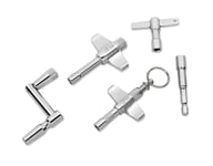 DW 5 Piece Drum Key Set w/ Standard, Key Chain, Drill Bit, Heavy Duty, and Speed Keys