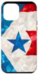 Coque pour iPhone 12 Pro Max Drapeau blanc bohème géométrique fumé Cuba – Style cubain fumé