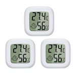 Mini LCD Termometer Hygrometer Inomhus Digital Temperatur Fuktighet