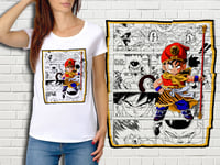 T-Shirt Blanc Femme Collection Manga Dragon Ball Z 423