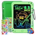 TEKFUN Tablette Dessin Enfant Jouets Enfant 3 4 5 6 7 Ans Garçon Fille,Tablette d'écriture LCD 8,5 Pouces Ardoise Magique,éducatifs Jouet Cadeaux d'anniversaire de Noël pour Enfants (Vert)