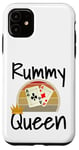 iPhone 11 Funny Rummy Queen Card Game Winner Mom Mother Grandmother Case