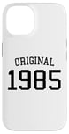 Coque pour iPhone 14 Original 1985, 40 ans pour homme et femme, 40e anniversaire