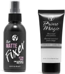 Magic &  the  Fixer  Matte  Set -  Makeup  Primer &  Setting  Spray  Duo  for  a