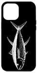 Coque pour iPhone 12 Pro Max Yellowfin Thon Pêcheur en plein air Jeu en mer profonde Dos