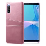 Sony Xperia 10 III skal med korthållare - Rosa Rosa