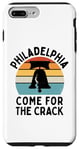 Coque pour iPhone 7 Plus/8 Plus Funny Philadelphia - Come For The Crack - Liberty Bell Humour