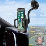 Universal 360° in Car Windscreen Dashboard Holder Mount For GPS Mobile Phone UK 