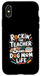 Coque pour iPhone X/XS 100 Pat-some Days of School - Motif mignon amoureux des chiens