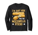 Mozzarella Stick Cheese Design for a Mozzarella stick lover Long Sleeve T-Shirt