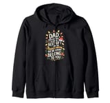 Dad Santa Tried Find The Best Gift For You We Belong To You Zip Hoodie