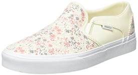 Vans Women's Asher Trainers, Ditsy Floral Multi White, 2.5 UK