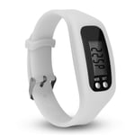 Vuxna Barn Smart Steg Räkna Fitness Klocka Armband Stegräknare white 25*4*1.5cm